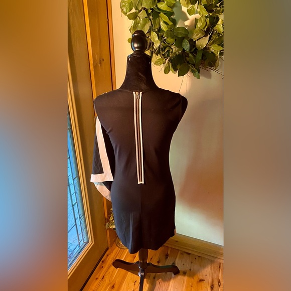 🔥Ted Baker London Just For You one-sided asymmetric drape tunic dress🔥 - Picture 4 of 15